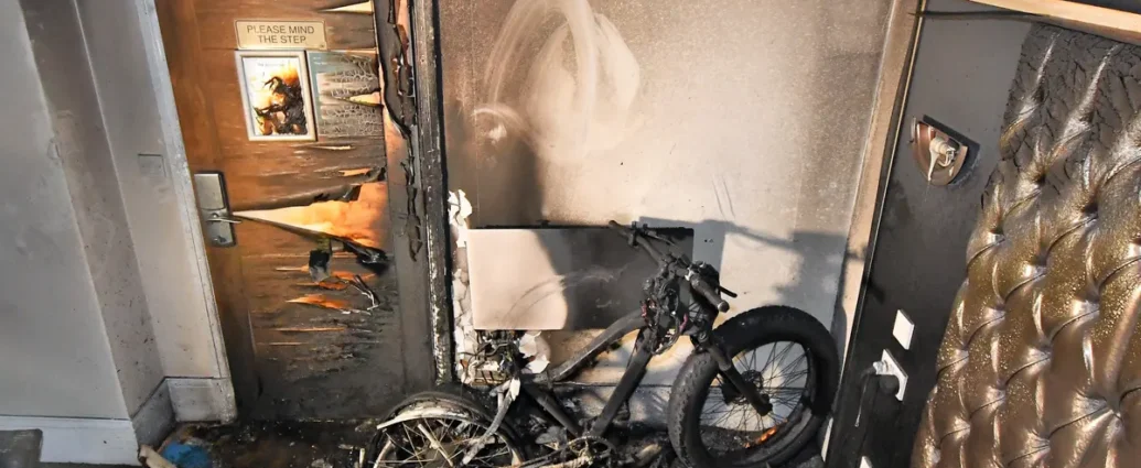 Batteries of ebike and escooters fires